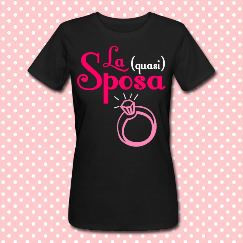 T-shirt Team della Sposa: la quasi sposa, idea regalo personalizzabile  per addio al nubilato