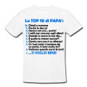 T-shirt uomo "La Top 10 di Papà", idea regalo per la festa del papà