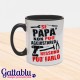 Tazza colorata "Se papà non può aggiustarlo... nessuno può farlo!, idea regalo per la festa del papà