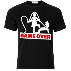 T-shirt uomo "Game over: sposo", idea regalo per addio al celibato!