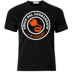 T-shirt uomo "Amico del condannato a nozze", idea regalo per addio al celibato!