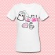 T-shirt donna "It's a TEA-SHIRT", divertente tazzina kawaii e bustina di tè!