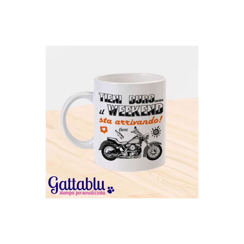 Tazza personalizzata per motociclista