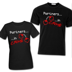 t-shirt di coppia lui e lei per san valentino e regali d'amore - Gattablu -  Stampa Personalizzata
