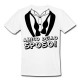 T-shirt uomo "Amico dello Sposo" camicia e cravattino, idea regalo per addio al celibato, b&w