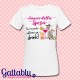 T-shirt donna "Amica della Sposa: se mi perdo, offrimi un drink!", Addio al Nubilato