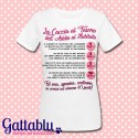 T-shirt donna "Caccia al Tesoro dell'Addio al Nubilato", gioco con penitenze e punti