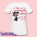 T-shirt donna "E' fatta: ne ho acchiappato uno!" idea regalo sposa, addio al nubilato