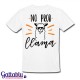 T-shirt uomo "No Probllama", lama divertente