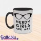 Tazza color "Nerdy Girls are hot"