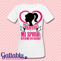 T-shirt donna Addio al Nubilato "WANTED - Mi sposo: offrimi un drink!"