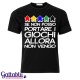 T-shirt uomo "Se non posso portare i giochi allora non vengo", gamer nerd