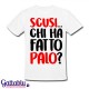 T-shirt uomo "Scusi... chi ha fatto palo?" divertente, personalizzabile!