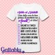 T-shirt donna "Lista delle cose da fare" gioco party Addio al Nubilato