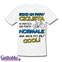 T-shirt uomo "Sono un papà ciclista... un papà normale ma molto più cool!"