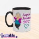 Tazza color "Super nonna DOC", festa dei nonni, personalizzabile!