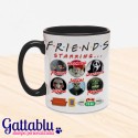 Tazza mug 11oz Friends: Killer Perk! PennyWise, Jason, Freddy, GhostFace, Saw, Esorcista, film horror!