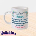 Tazza mug 11 oz Nonna... dedica speciale Festa dei Nonni, PERSONALIZZATA CON IL SUO NOME!