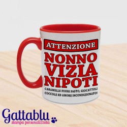 Tazza personalizzata con foto Che mondo sarebbe senza Nonno - Idea regalo  Nonno - Festa dei nonni