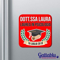 Calamita Dottoressa, idea bomboniera laurea PERSONALIZZABILE con il nome, la laurea e la data!