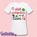 T-shirt donna Portafortuna per gli esami! Idea regalo per studentessa, esami di scuola o università!