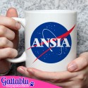 Tazza mug 11 oz ANSIA, parodia divertente logo Nasa inspired!