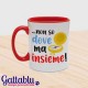 Tazza mug 11oz color Non so dove ma INSIEME, bussola dell'amore, idea regalo romantica San Valentino o anniversario, matrimonio!