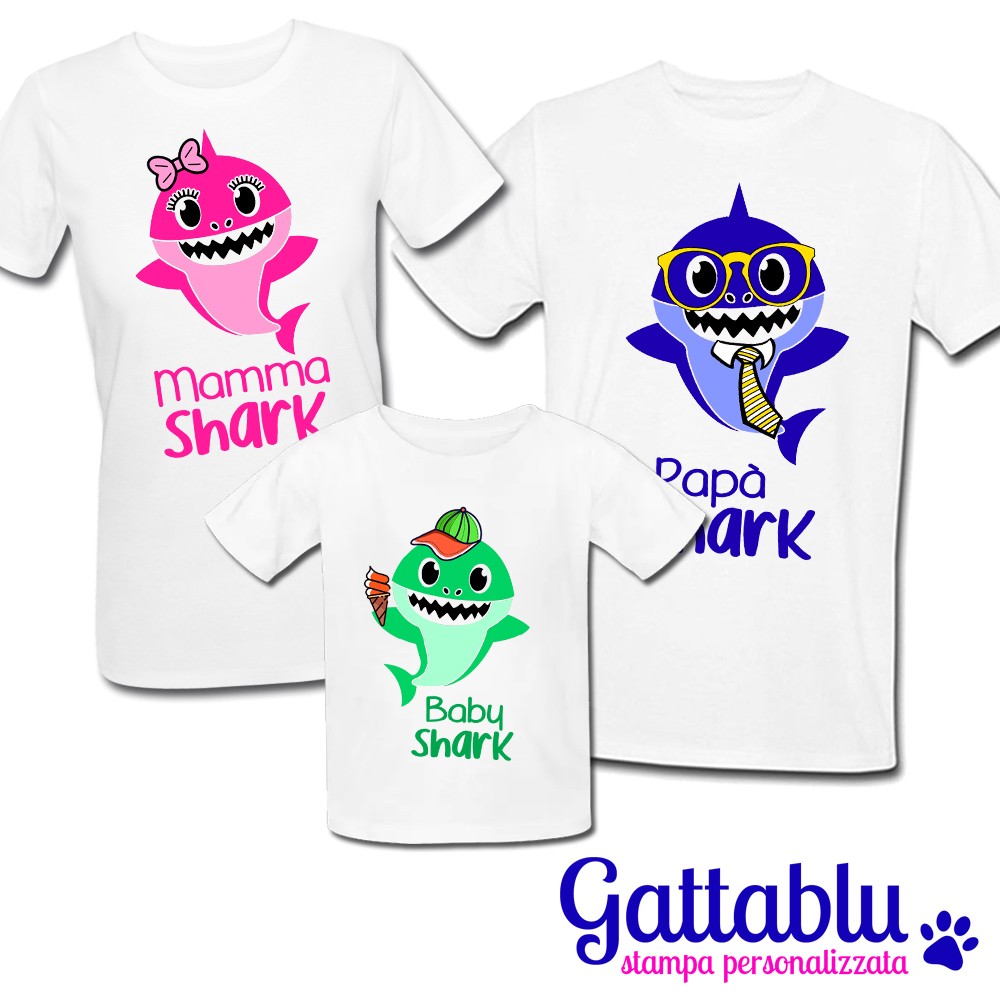 T-shirt Bambino Compleanno Baby Shark – Regali Personalizzati