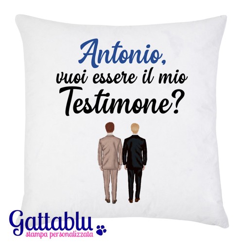 Puzzle con Proposta di Testimone di Nozze, personalizzato con Nome