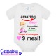 Body neonato, bimba, Amazing Baby, ordine spedito! Tempo di consegna 9 mesi! Regalo per nascita!