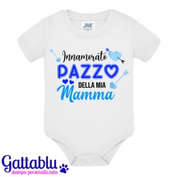 Body neonato bimbo Innamorato pazzo della mia mamma! Idea regalo dolcissima per madre e bebè!