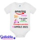 Body bodino Amazing Baby, ordine spedito! Consegna prevista PERSONALIZZATA CON MESE E ANNO NASCITA! Gravidanza, mamma bimba!