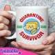  Tazza Mug 11 oz Quarantine Survivor 2020 panetto di lievito kawaii divertente, quarantena!