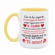 Tazza "Tris: love always wins", personalizzabile con i vostri nomi! Idea regalo per San Valentino!