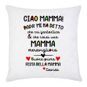 Federa per cuscino Buona prima festa della mamma! Personalizzata con il nome del bimbo o bimba!