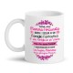 Tazza mug 11 oz Sono una mamma fortunata personalizzata con nome della famiglia! Idea regalo, festa della mamma!