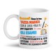 Tazza mug 11 oz Super magica per superare gli esami alla grande! Idea regalo per studente!