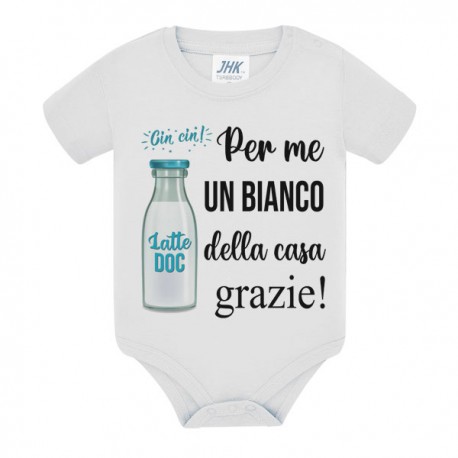 Body bimbo bimba Per me un bianco della casa, latte doc divertente!