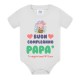 Body bimbo bimba Buon compleanno Papà, ti voglio bene, firmato da... personalizzato con il nome!