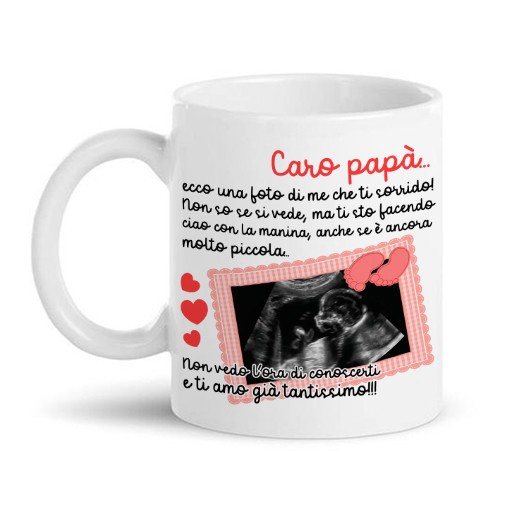 Tazza personalizzata per annuncio nascita bambina