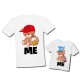 Coppia di t-shirt magliette uomo e bimbo Me mini me Papà orso, padre e figlio!