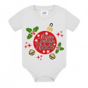 Body neonato neonata Il mio Primo Natale, pallina colorata dell'albero! Idea regalo 1° Natale speciale! 