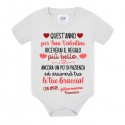 Body Quest'anno San Valentino regalo più bello tra le tue braccia! Personalizzato con nome futura mamma! Annuncio gravidanza! 