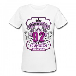 T-shirt donna compleanno 40 anni l'età della perfezione! Idea regalo  quarant'anni!