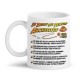 Tazza mug 11oz Regole del perfetto archeologo! Lista divertente! Regalo laurea archeologia, personalizzabile!