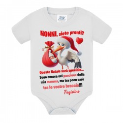 Body Nonni siete pronti? Annuncio gravidanza Natale! Personalizzabile con nome!